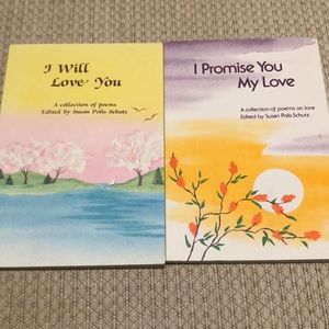 Vintage blue mountain press poem books